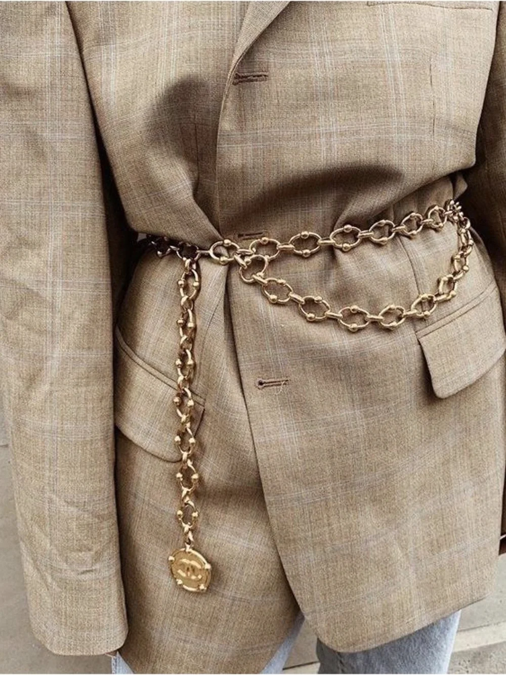 1980s Vintage Coin Belt
